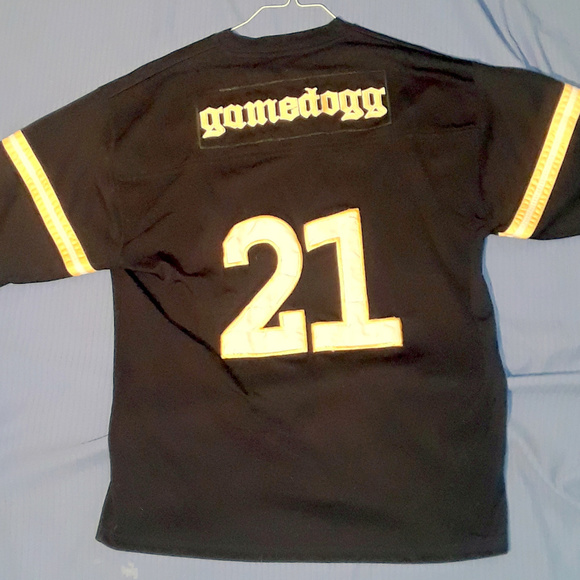 Snoop Dogg SDC Jersey Snoopgame Black Yellow 21 Gamedogg Hockey Rap Size 3XL - Picture 5 of 7
